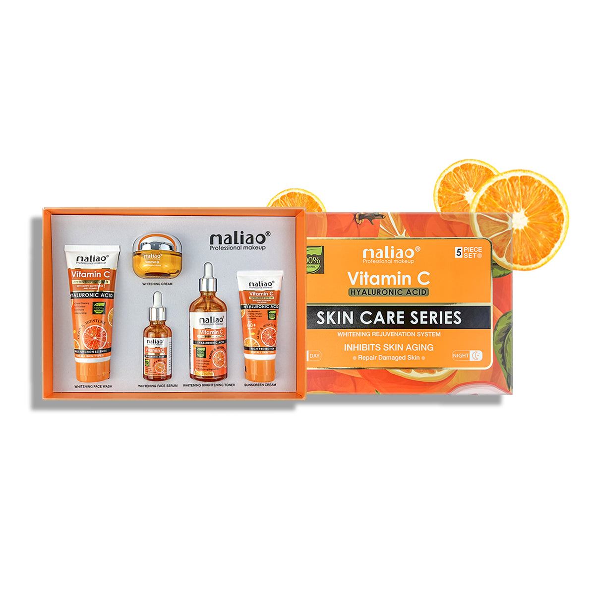 Maliao, SkincareSet, Serum, BeautyProducts, CompleteSkincare, Toner, RadiantSkin, WhiteningCream, FaceWash, Sunscreen, OrganicSkincare, VitaminC,